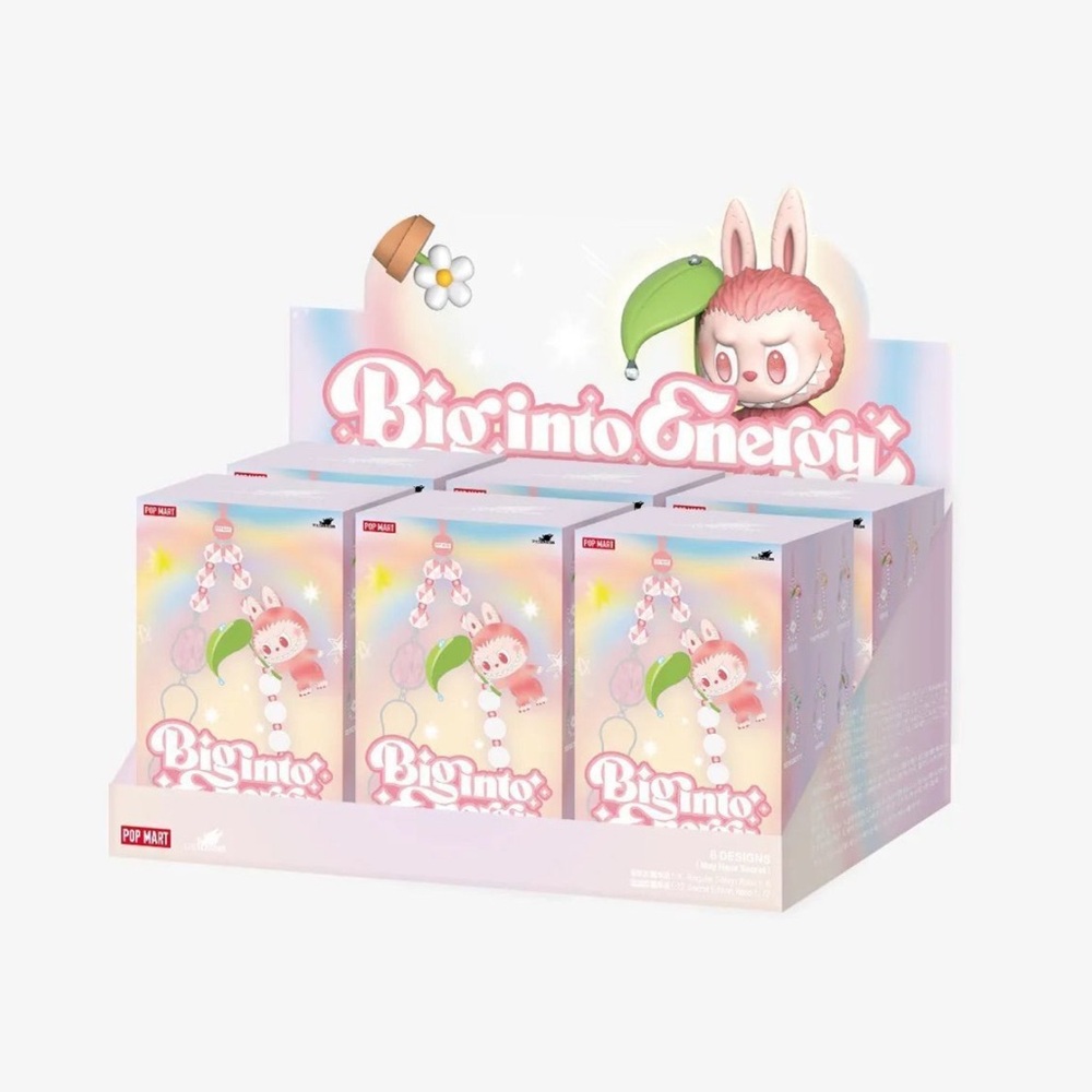 Pop Mart Big into Energy Labubu Phone Charm Case (6 included)
